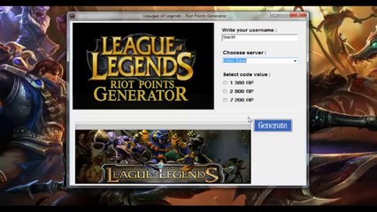 League of Legends - Get Free Unlimited Riot Points