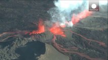 Iceland puts on a show as two of its volcanoes spew out lava