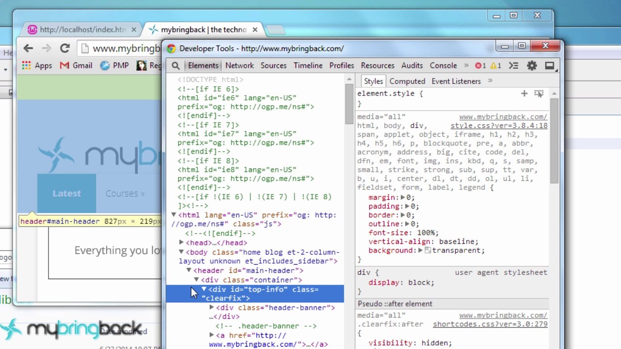 HTML and CSS Tutorials 2: HTML basics, doctype,...