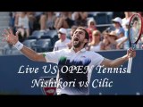 watch the Nishikori vs Cilic 8 sep 2014 live