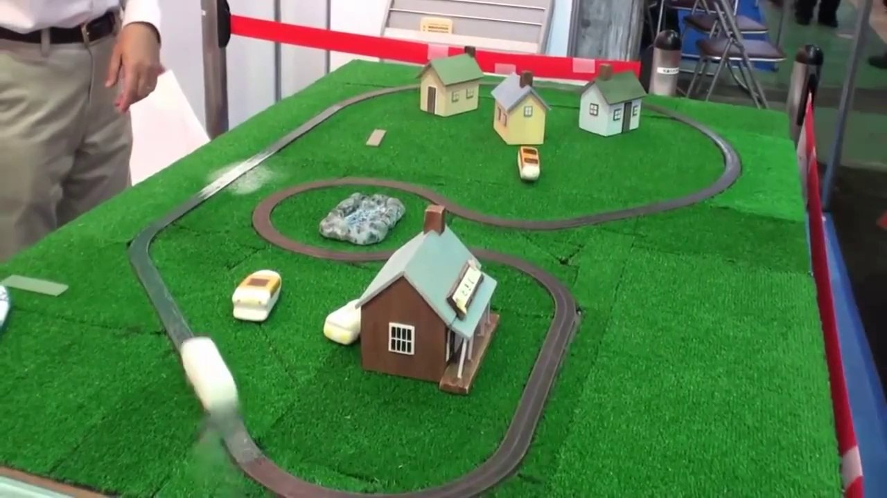 Train miniature en lévitation : experience de Quantum levitation