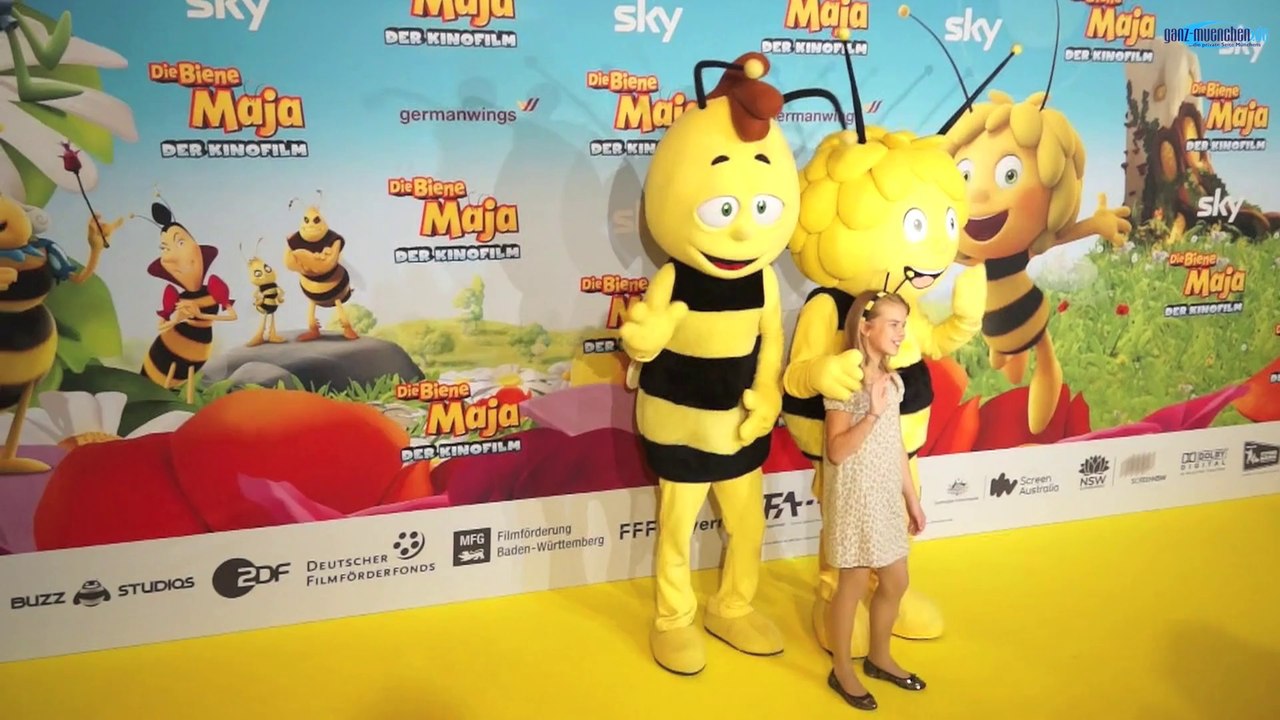 Filmpremiere 'Die Biene Maja - Der Kinofilm' - roter Teppich mathäser Kino, Münchenam 07.09.2014