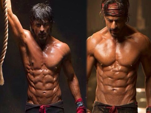 Shahrukh Khan Flaunts Ten Pack Abs | Happy New Year