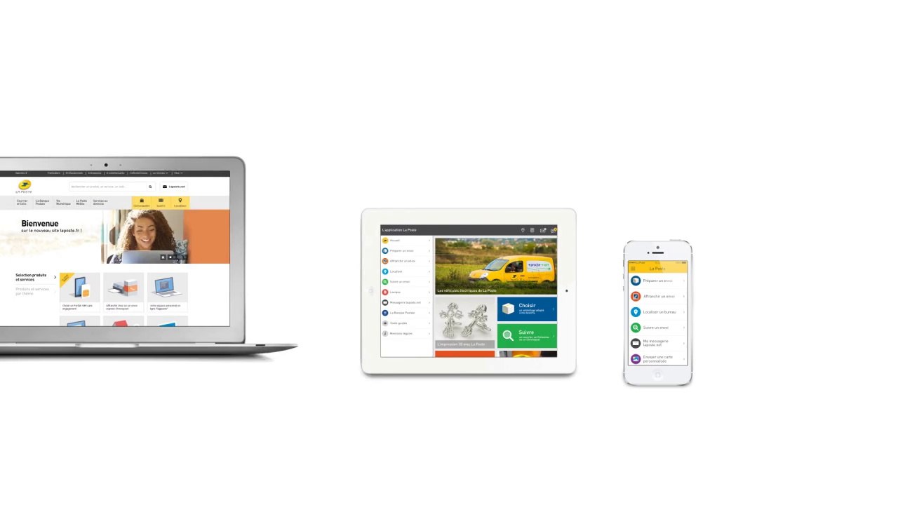 La Poste fait évoluer son site et ses applications mobile/tablette