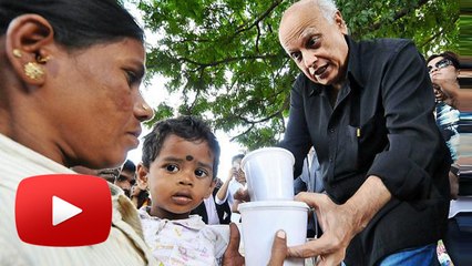 Mahesh Bhatt Does RICE BUCKET CHALLENGE