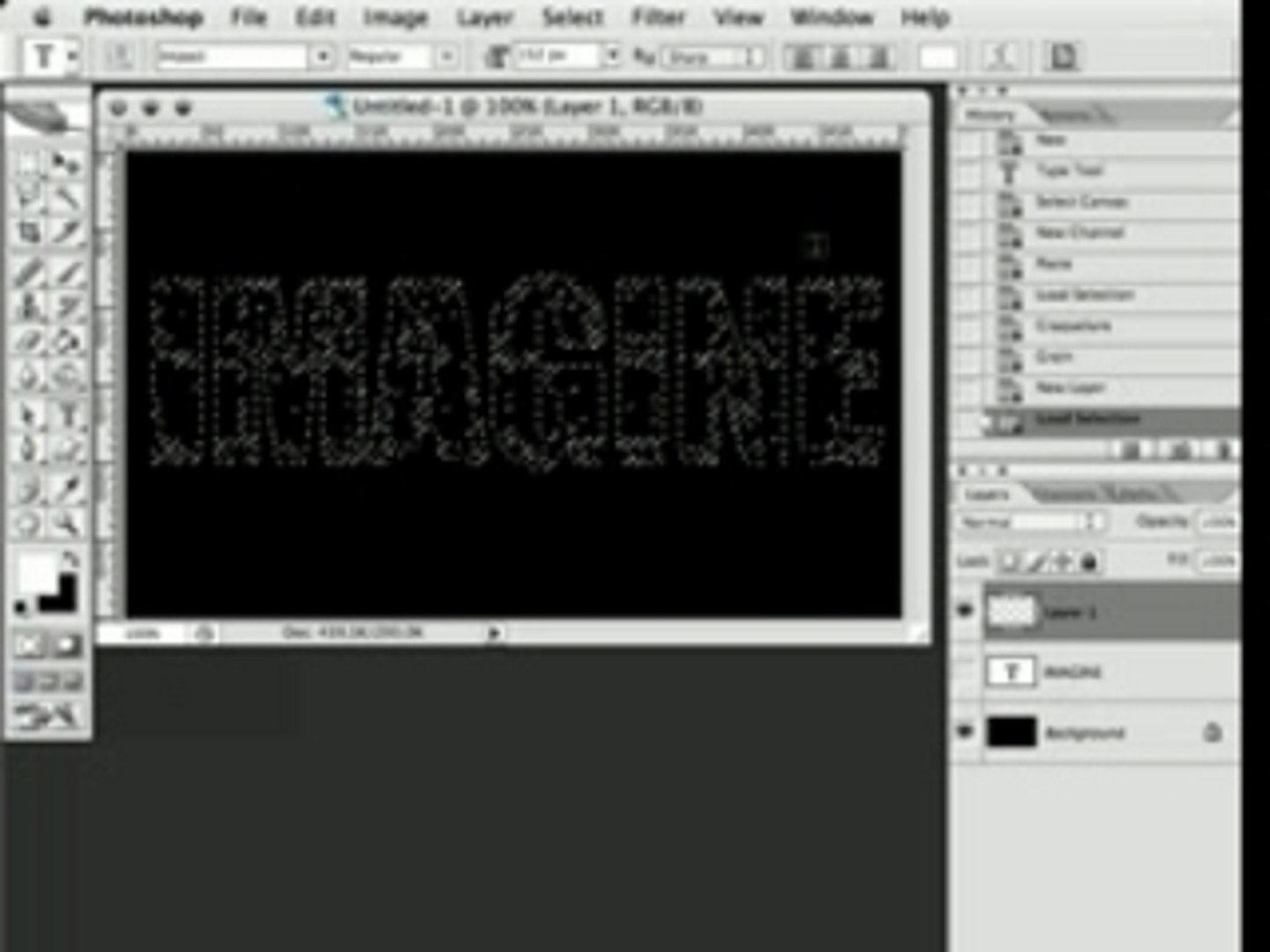 Tuto photoshop - Effet usé à 1 texte