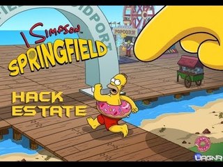 Trucco Ciambelle infinite "I Simpson: Springfield" - Versione Estate (4.3) - per iOS Apple