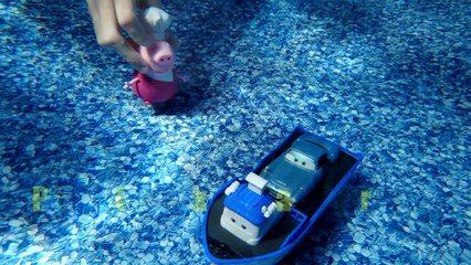 Queen Elsa, Peppa Pig, Pixar Cars, Thomas the Train and Theodore Tugboat fun in the Pool