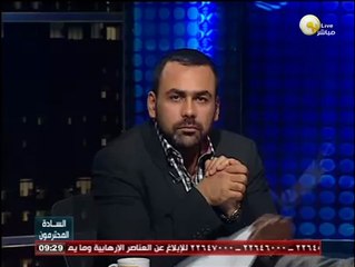 يوسف الحسيني مشيراً على المعزول مرسي: كان يحكمكم رئيس جاسوس