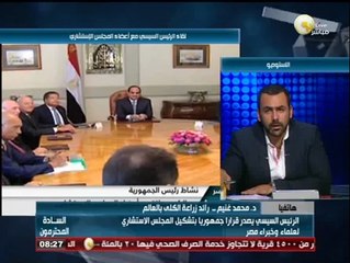 د. محمد غنيم: تم التركيز على التعدين والمياه والطاقة في اجتماع السيسي مع علماء وخبراء مصر