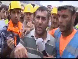 Halkalı'da işçiler TEM'i kapattı