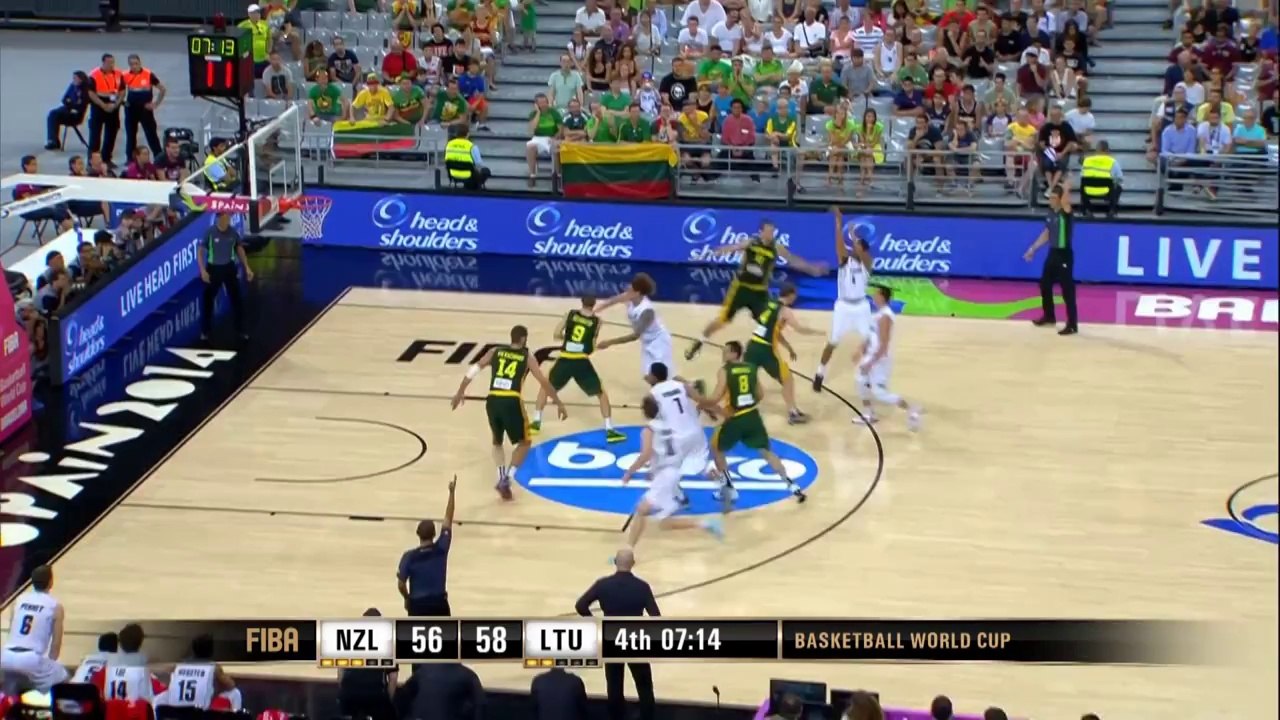 New Zealand v Lithuania - Game Highlights - Round of 16 - 2014 FIBA Basketball World Cup