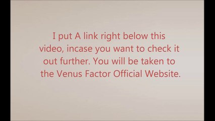 Workouts For Women-Venus Factor-Upfront Facts Revealed - My Honest Truth Venus Factor Review1