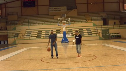 Tony Parker vs. Rémi Gaillard Akrobatik Şut Atışması