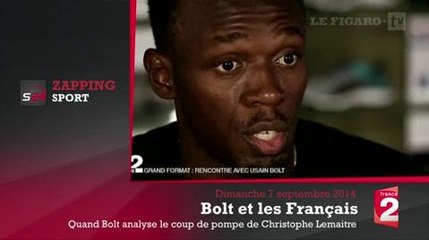 Zap'Sport : Bolt ne connaît pas Lavillenie, Manaudou n'aime pas l'eau