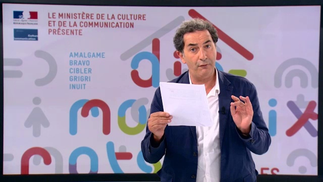 Dictée "Dis-moi dix mots... que tu accueilles" par F. Morel