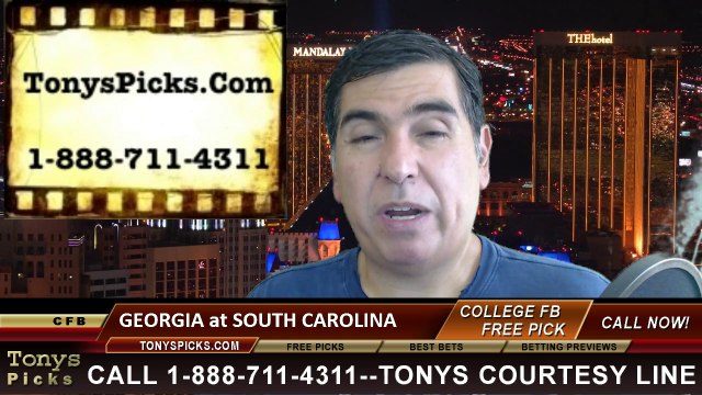 South Carolina Gamecocks vs. Georgia Bulldogs Pick Prediction NCAA College Football Odds Preview 9-13-2014