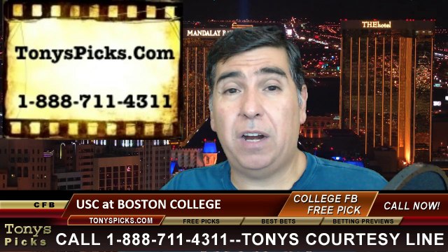 Boston College Eagles vs. USC Trojans Pick Prediction NCAA College Football Odds Preview 9-13-2014