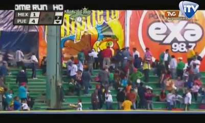 HomeRun 3 de Sandy Madera de Pericos de Puebla 07-09-2014
