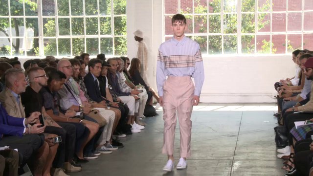 Duckie Brown Spring 2015: Big Shirts and Bucket Hats Make a Subtle Statement