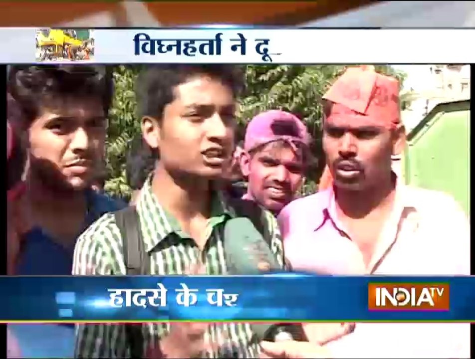 Miracle Caught on camera: Tempo carrying Ganesha idol, devotees overturns in Hyderabad