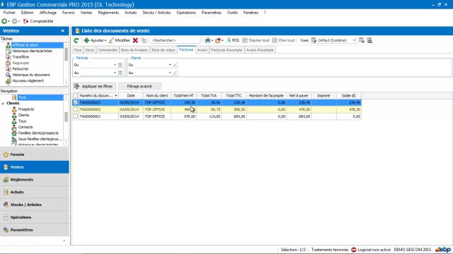 EBP Gestion Commerciale 2015 : La personnalisation des devis et factures