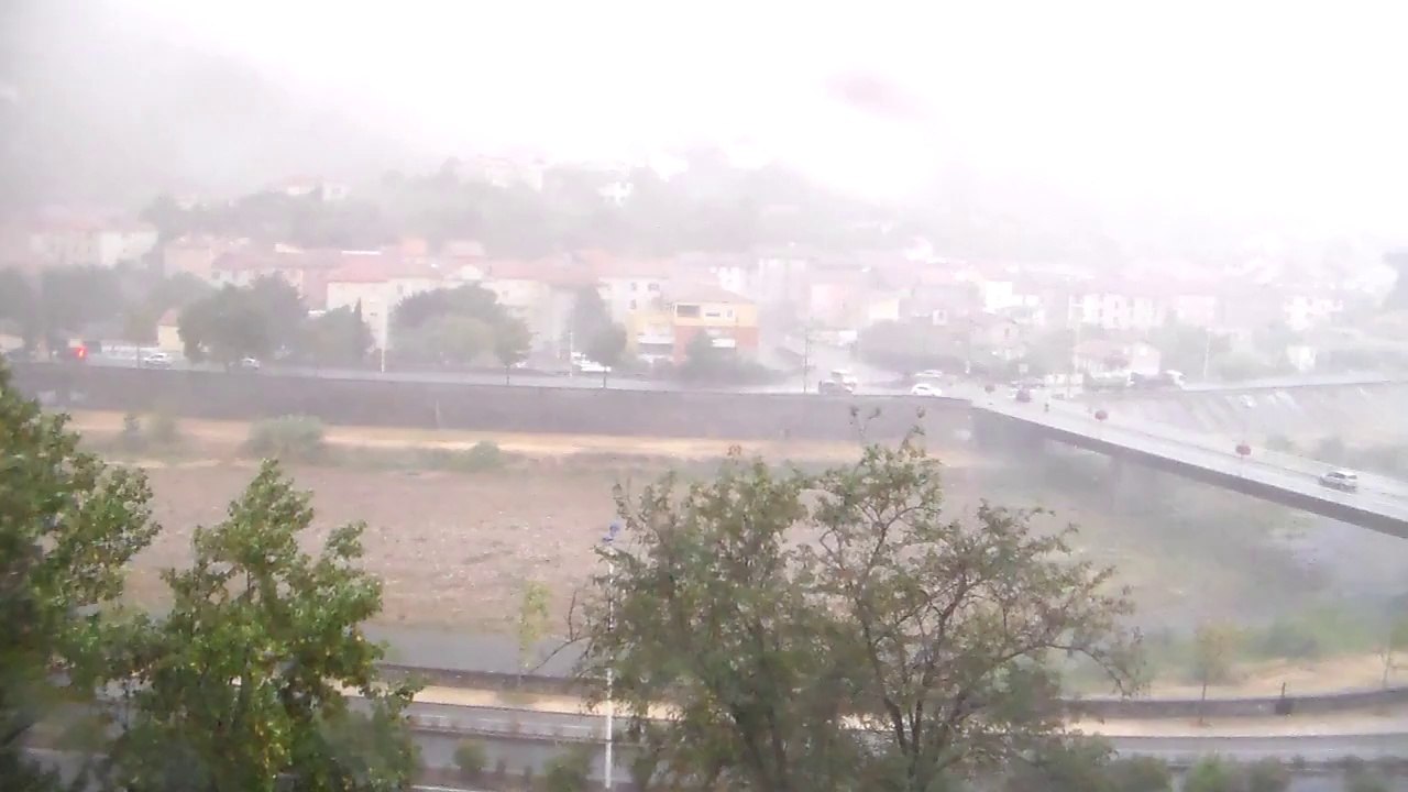 Orage Alès après-midi lundi 8 septembre