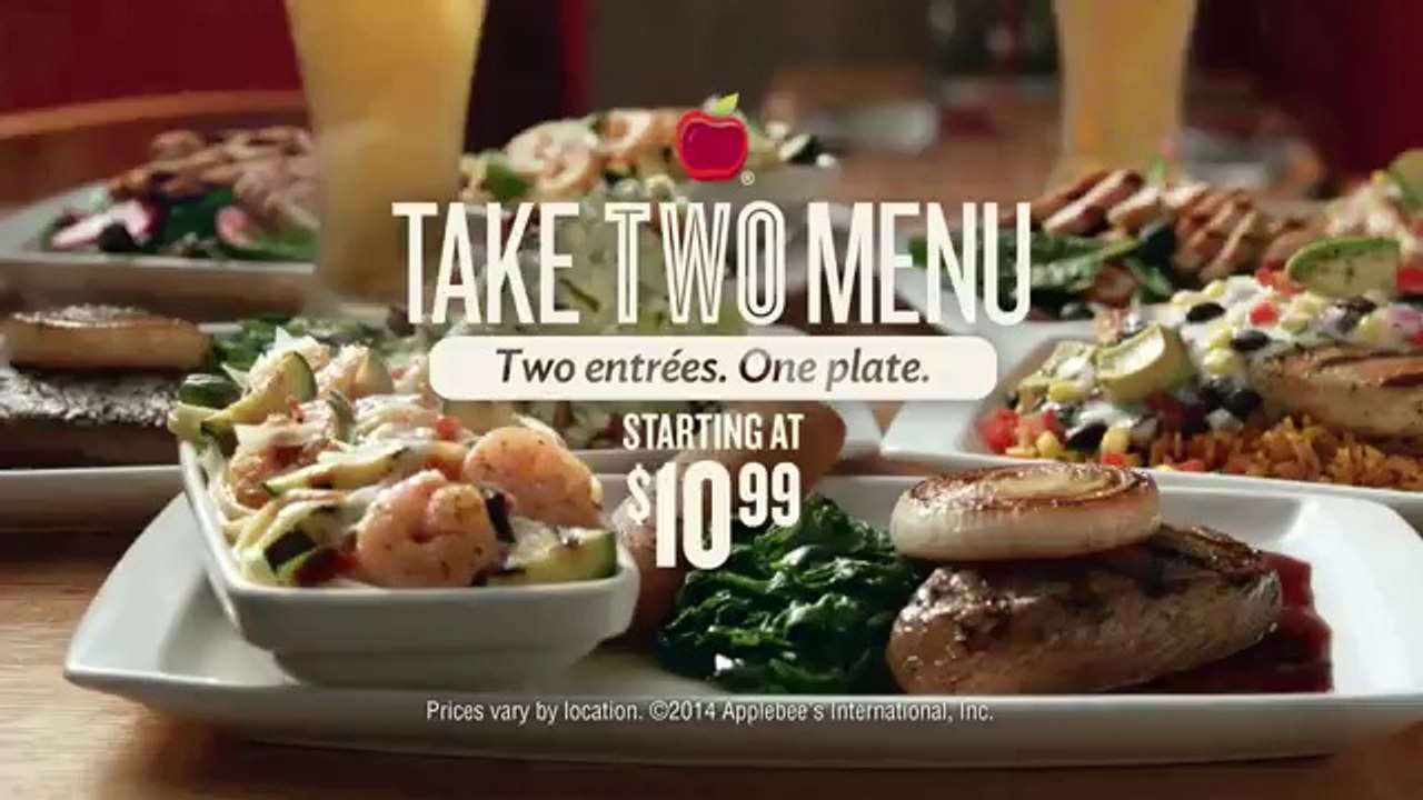 Applebees Take Two Menu
