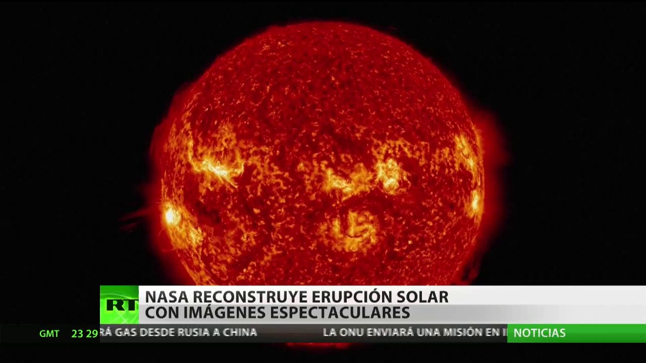 NASA reconstruye por primera vez una erupción solar