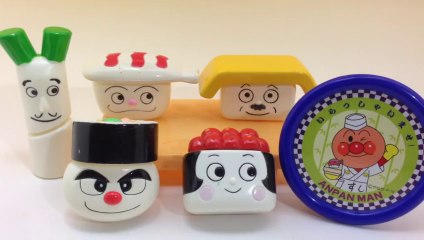 Anpanman kitchen toys アンパンマン おもちゃ おすしいっぱい!!