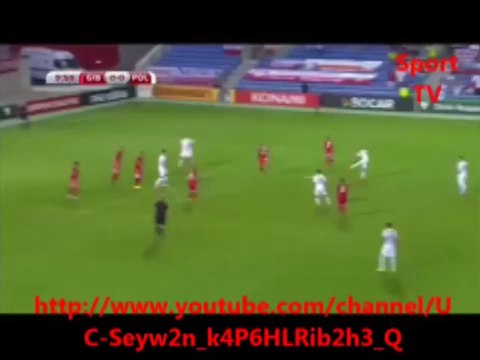 Doublé Kamil Grosicki Gibraltar-Pologne !