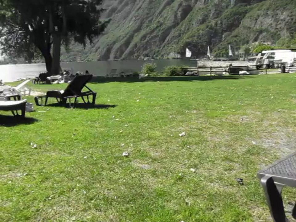 Urlaub am Luganer see - Strand teil 1