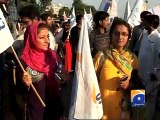 Geo Protest Really In Islamabad Against Attack On Geo News Office-Geo Reports-08 Sep 2014