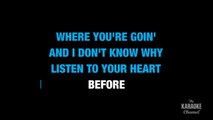 Listen To Your Heart (Unplugged Version) in the Style of _D.H.T._ with lyrics (no lead vocal)