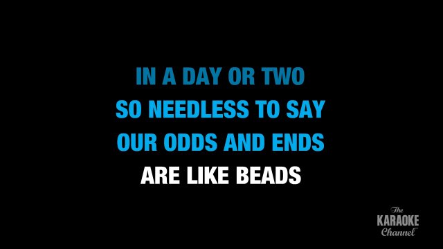 Take On Me in the Style of _a-ha_ karaoke video with lyrics (no lead vocal)