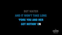 Water in the Style of _Brad Paisley_ karaoke video with lyrics (no lead vocal)