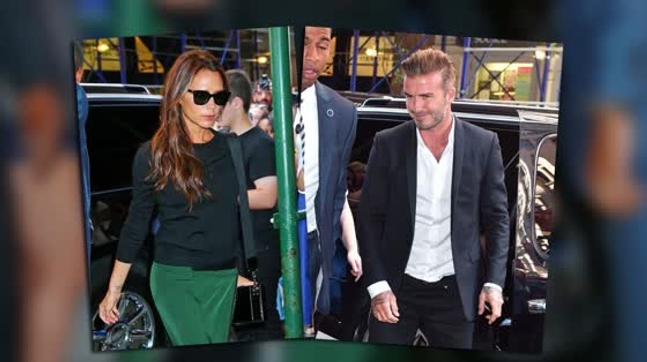 Nach der New York Fashion Week gehen Victoria Beckham und Ehemann David zum Essen