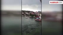 Amasra'da Hortum Paniği Yaşandı