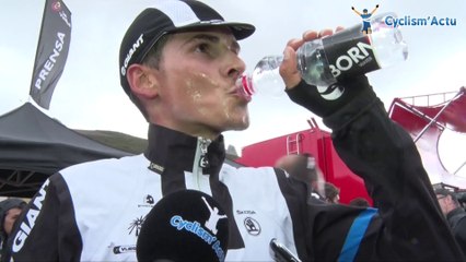 La Vuelta 2014 - Etape 16 - Warren Barguil : "J'ai coincé au pied"