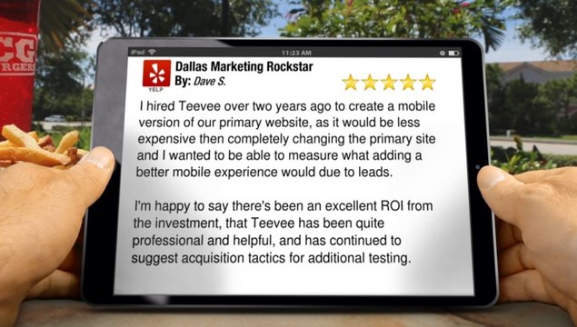 Dallas Marketing Rockstar Dallas Perfect 5 Star Review by Dave S.
