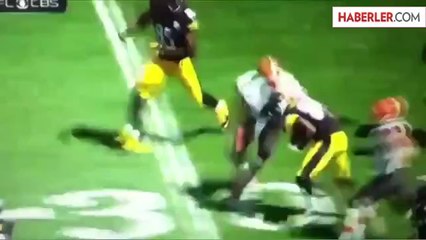 NFL'de Oynanan Maçta Antonio Brown, Rakibinin Yüzüne Tekme Attı