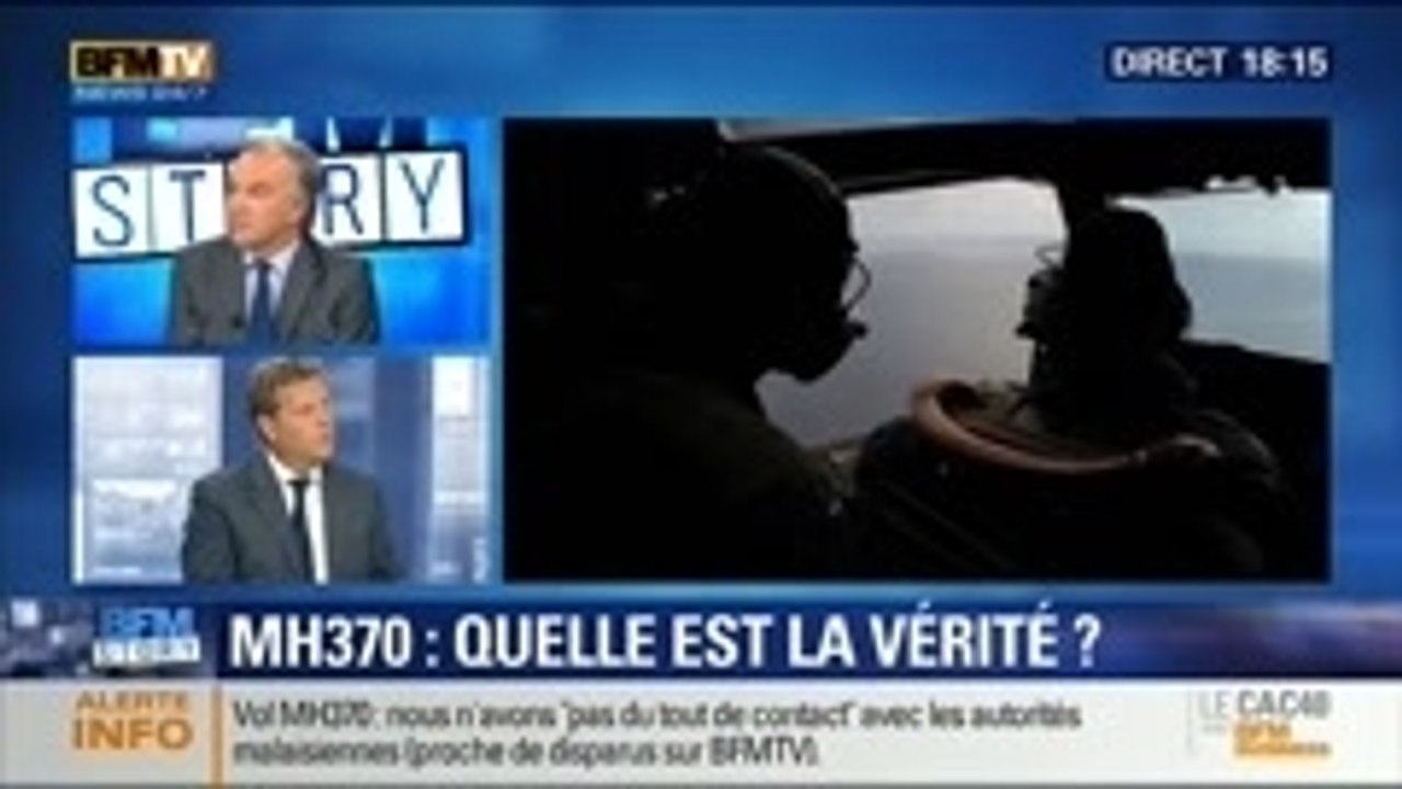 BFM Story: Disparition du vol MH370: Ghyslain Wattrelos veut faire éclater la vérité - 08/09