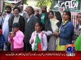London Protesters say election reform demands of Imran Khan are legitimate