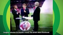 Antes de jogo da Inglaterra, comentaristas são surpreendidos