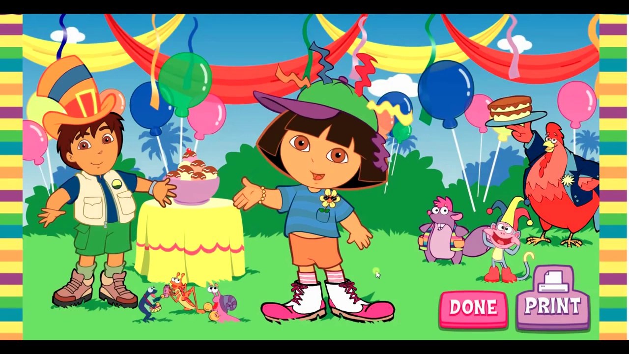 Dora and Diego Dress up Game New Full Movie Game Episode in English Games for kids