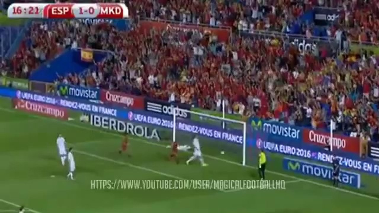 Spain vs Macedonia 5-1 _ All Goals and Highlights _ Qualification Euro 2016