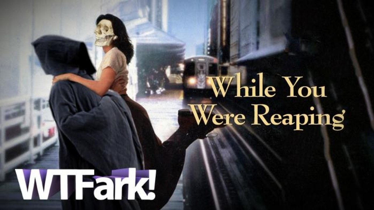 WHILE YOU WERE REAPING: Albuquerque Man Dresses As Grim Reaper, Haunts Cemetery, Quotes The WB's Angel.