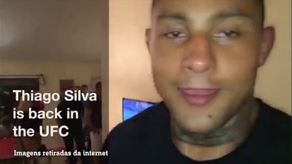 Thiago Silva anuncia retorno ao UFC e comemora com fãs