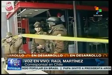 Suman 10 los heridos por atentado en metro de Santiago, Chile