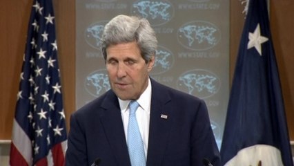 Kerry applauds formation of new government in Iraq